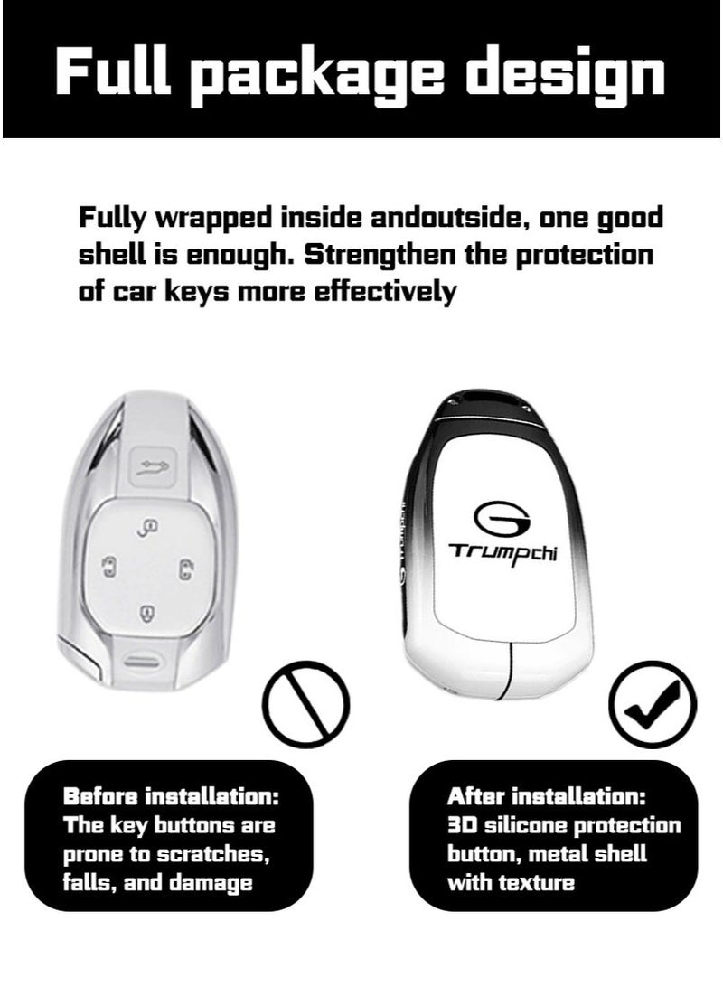 GAC Trumpchi car key protection cover, suitable for the 2026 new GS3 car model key protection cover, anti drop, wear-resistant, perfect all inclusive, precise matching - Image 2