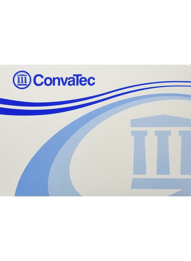 ActiveLife Drainable 12" Pouch with Cut-to-Fit Stomahesive Skin Barrier & Tape Collar - Fits 3/4" to 2 1/2" Stoma - Transparent - 10/Box