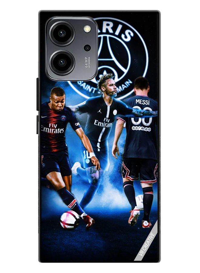 VR CREATIVE Protective Case Cover For Honor 80 SE Player Football Design Multicolour - Image 1