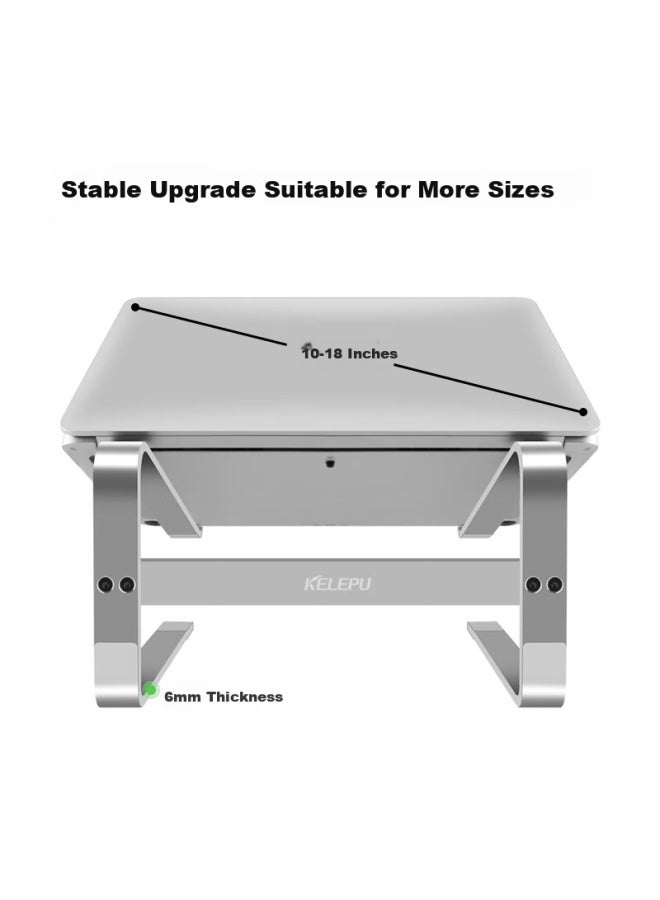 Kelepu Laptop Stand, Desktop Riser, Dual-layer Suspended Cooling Stand, Aluminum Alloy, Suitable For Apple Macbook, Huawei, Lenovo Legion Xiaoxin Computers - Image 5
