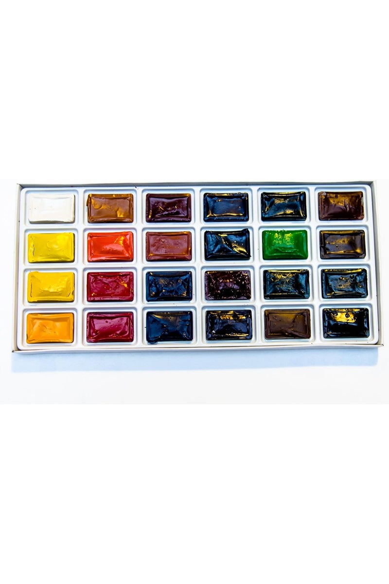 Sonnet Artists Watercolors Paint Set (24 Pans in Carton Box) - Image 4