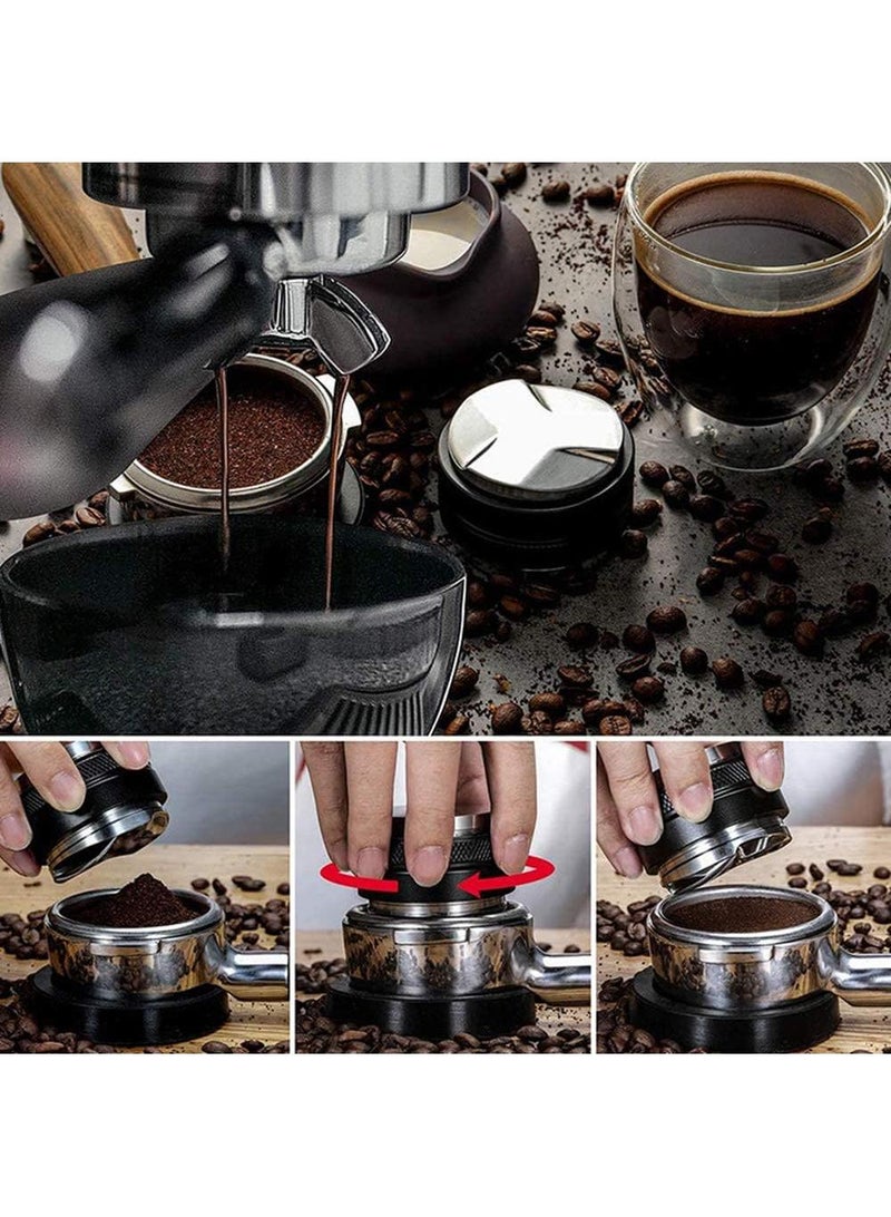 Y&D 51MM Stainless Steel Professional Coffee Flatten Powder Cloth Powder Maker - Image 5