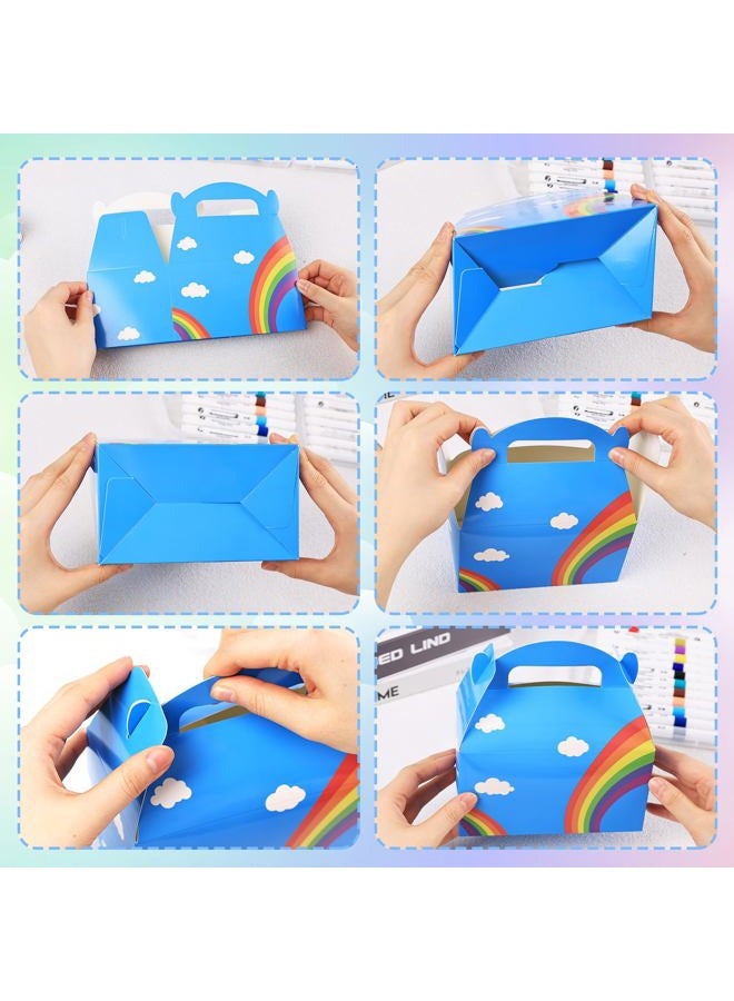 Johouse 16PCS Party Favor Boxes, Paper Gift Boxes Candy Treat Box Assorted Colors for Kids Birthday Party Wedding Decorations - Image 3