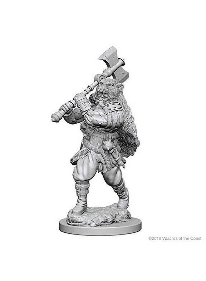 NECA D&D Nolzur’S Marvelous Miniatures: Human Male Barbarian - Image 1