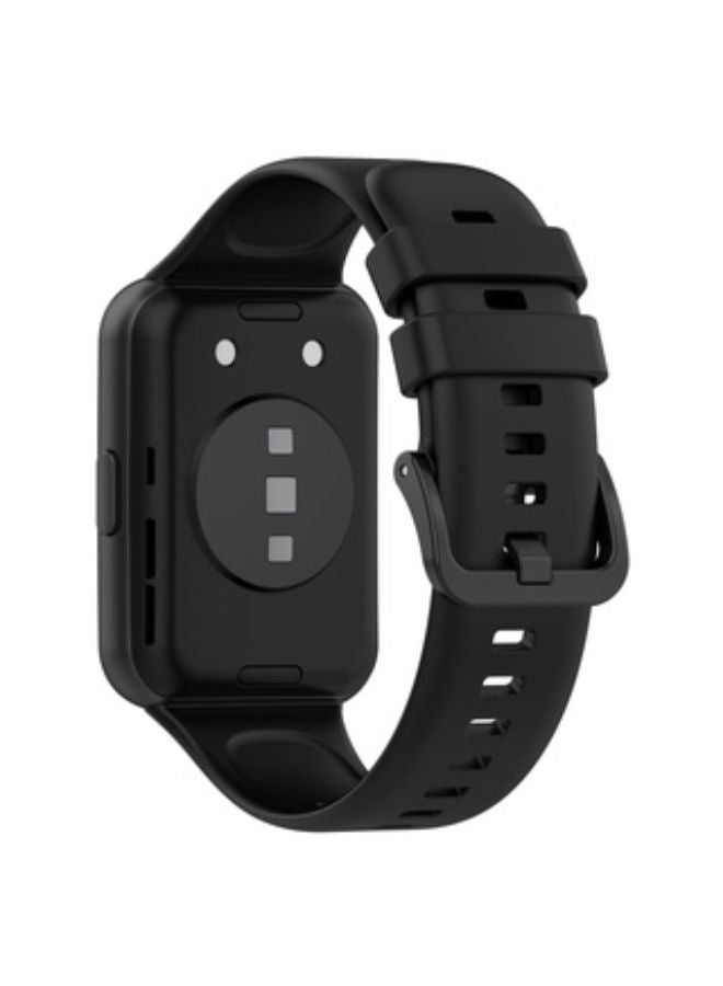 SHOPI Huawei Watch Fit 2 Soft Waterproof sport Silicone Watch Band Wristwatch Strap Bracelet Belt  - Image 1