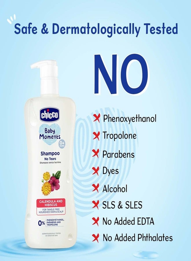 Chicco Baby Moments Shampoo for Tear-Free Bath Times, New Advanced Formula with Natural Ingredients, Suitable for Baby’s Tangle Free, Smooth Hair, No Phenoxyethanol and Parabens (200ml) (Pack of 4) - Image 5