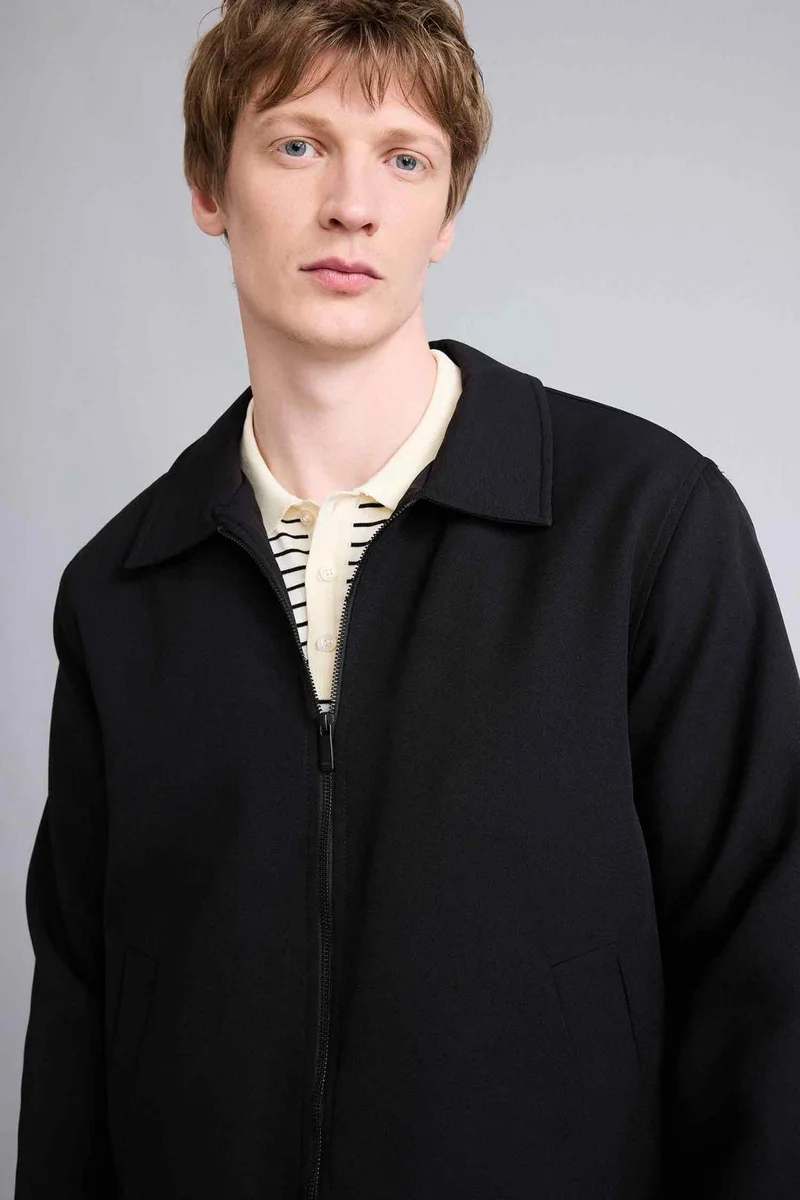 Defacto  Polo Neck Jacket for Men | Best Price UAE