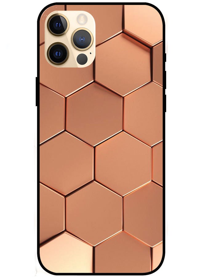Protective Case Cover For Apple iPhone 12 Pro Hexagon