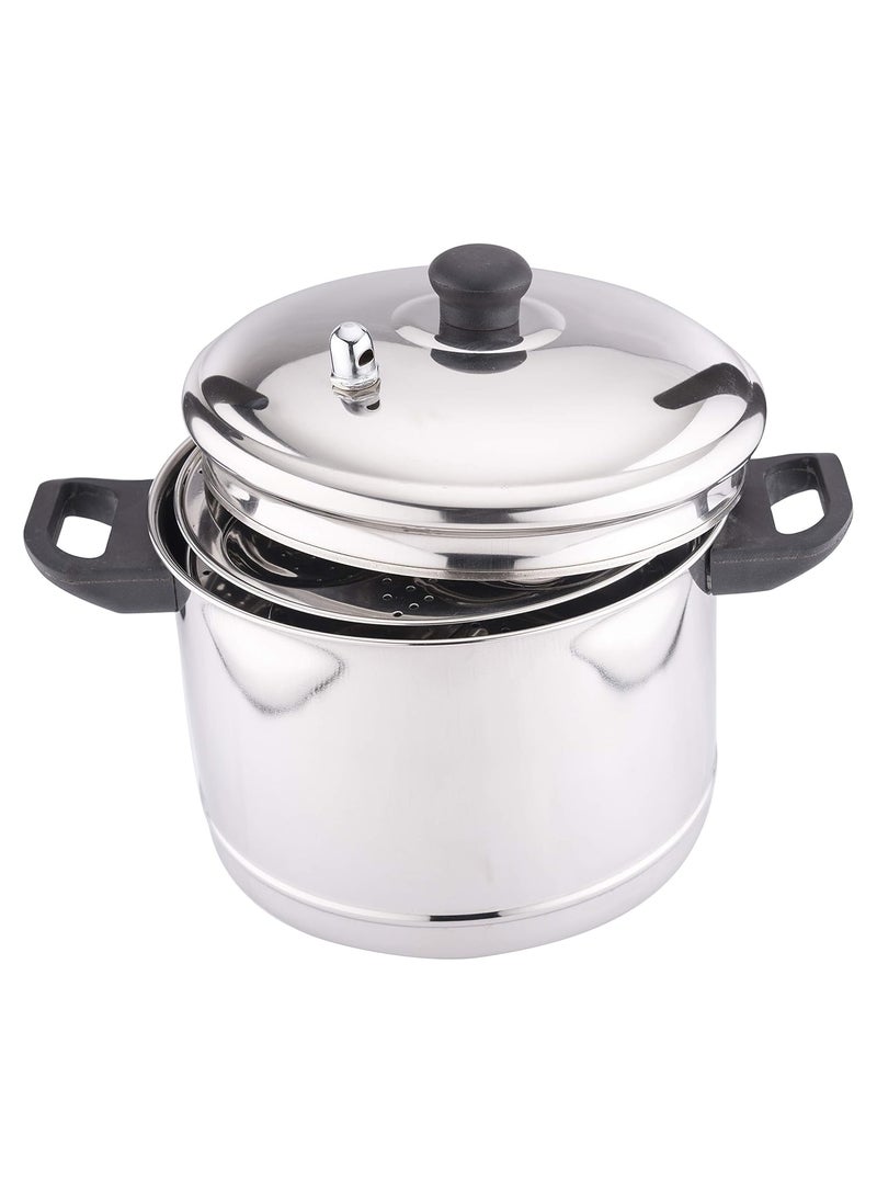 Coconut Coconut Stainless Steel Idly Cooker, 6-Piece, Silver  - Image 3
