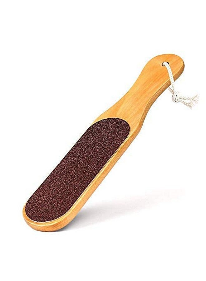 CHEM-AB ENTEREPIRSE Foot File For Dead Skin Callus Remover Pedicure Tool With Wooden Handle (1) - Image 1