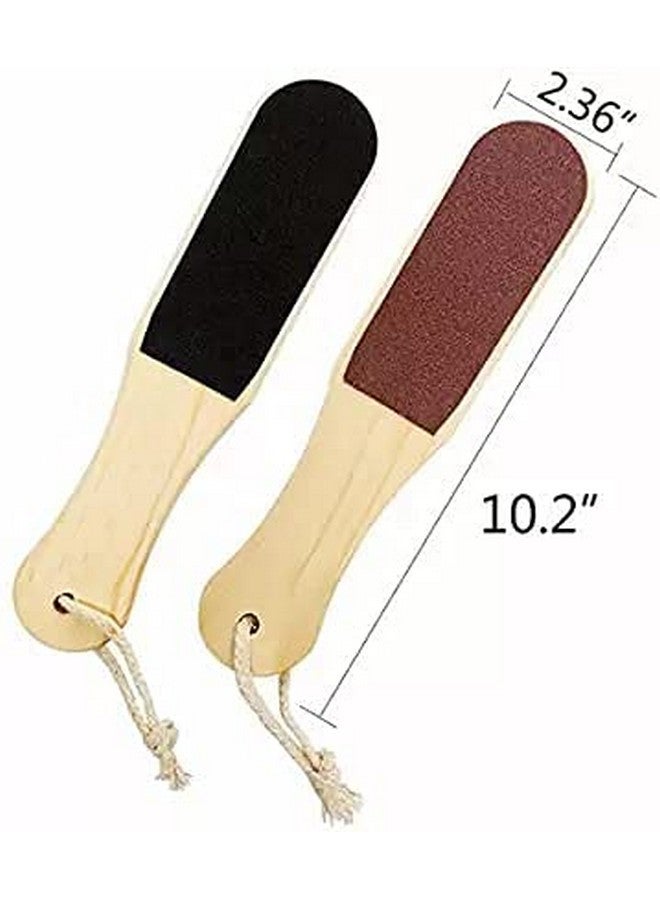 CHEM-AB ENTEREPIRSE Foot File For Dead Skin Callus Remover Pedicure Tool With Wooden Handle (1) - Image 3
