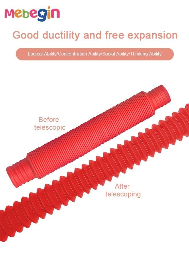 ميبيجين - ألعاب Pop Tubes Sensory Toys ، حزمة تململ المهارات الحركية الدقيقة ، ألعاب الأطفال الصغار ، ألعاب تململ للأطفال الحسيين وألعاب تعلم الأطفال. - Image 1
