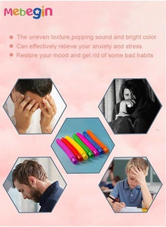 MEBEGIN Pop Tubes Sensory Toys, Fine Motor Skills Fidget Pack Toddler Toys, Fidget Toys for Sensory Kids and Kids Learning Toys.  - Image 5
