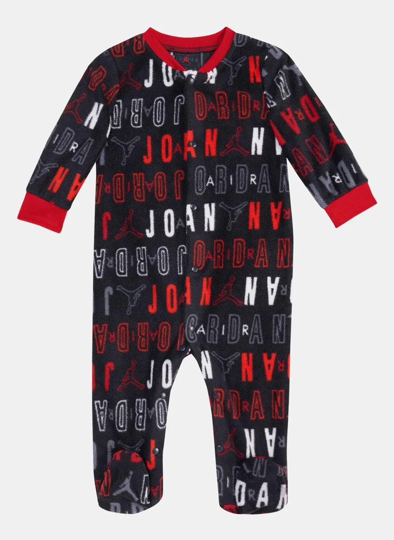 Nike Kids' Air Jordan Stacked Allover Print Coverall (Baby and Toddler)