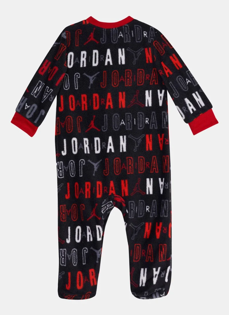 Nike Kids' Air Jordan Stacked Allover Print Coverall (Baby and Toddler)
