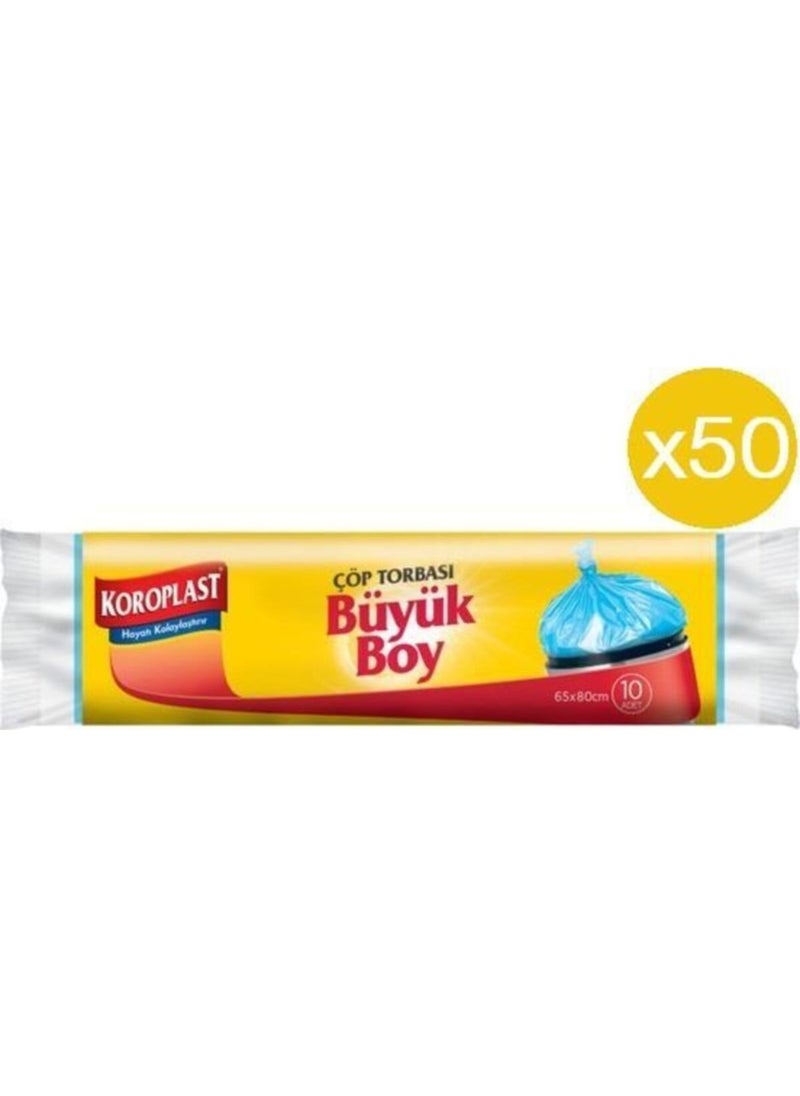 Koroplast Large Garbage Bag 65 x 80 cm 10 x 50 