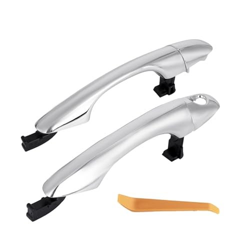 JDMON Exterior Chrome Door Handle Replacement for Kia Sorento 2016 2017 2018 2019 2020 Replacement for 82651C5010 82652C5010 82662C5030 Front Left Driver Right Passenger Side Outer Outside Handle - Image 1
