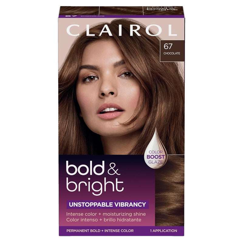 Clairol Bold  Bright Permanent Hair Dye 67 Chocolate Hair Color Pack of 1