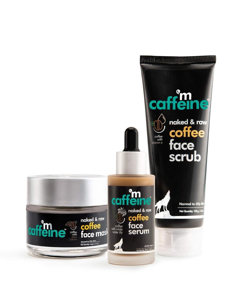 MCaffeine MCaffeine Coffee DeTan Face Polishing Kit Tan Removal Sun Protection Face Scrub Face Mask Face Serum All Skin Paraben and Mineral OilFree  - Image 1