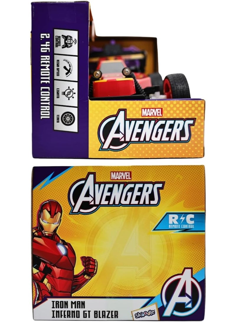 SKOODLE Marvel Iron Man Inferno GT Blazer CP: 8 R/C Car (104154) - Image 2