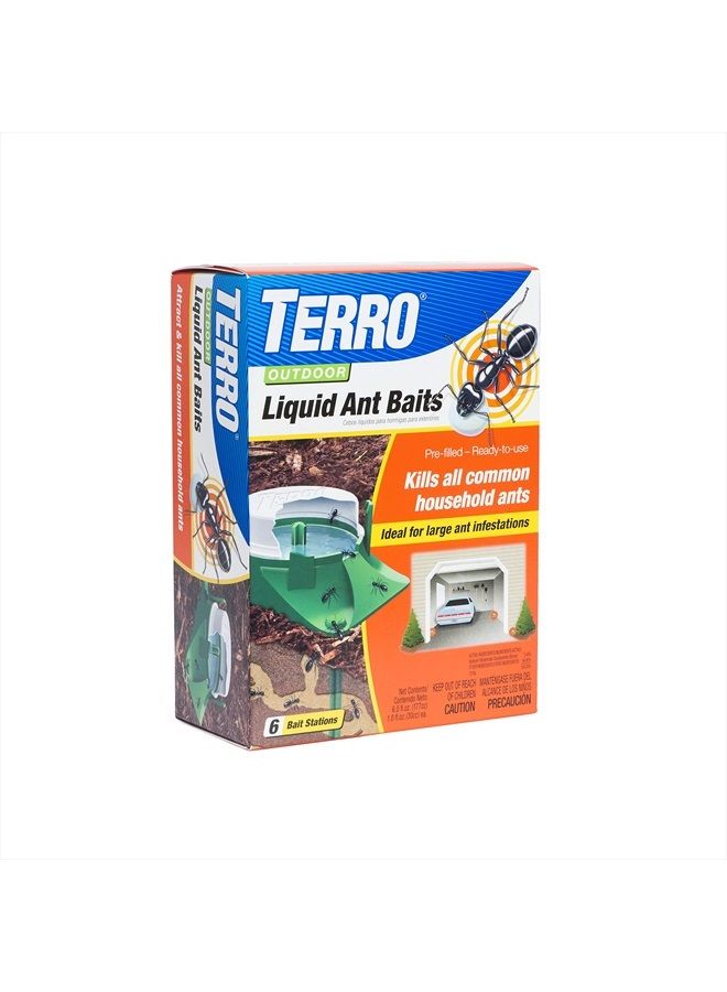 Terro 1806 Outdoor Liquid Ant Baits, 1.0 fl. oz. - 6 count - Image 1