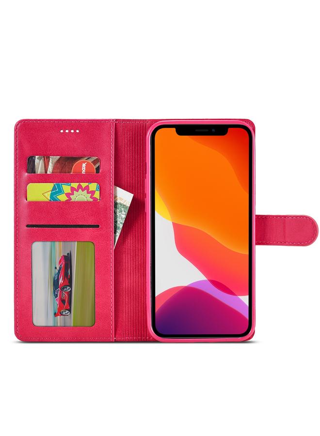 LC.IMEEKE Case For iPhone 13 mini Calf Texture Horizontal Flip Leather Case with Holder & Card Slots & Wallet - Image 4