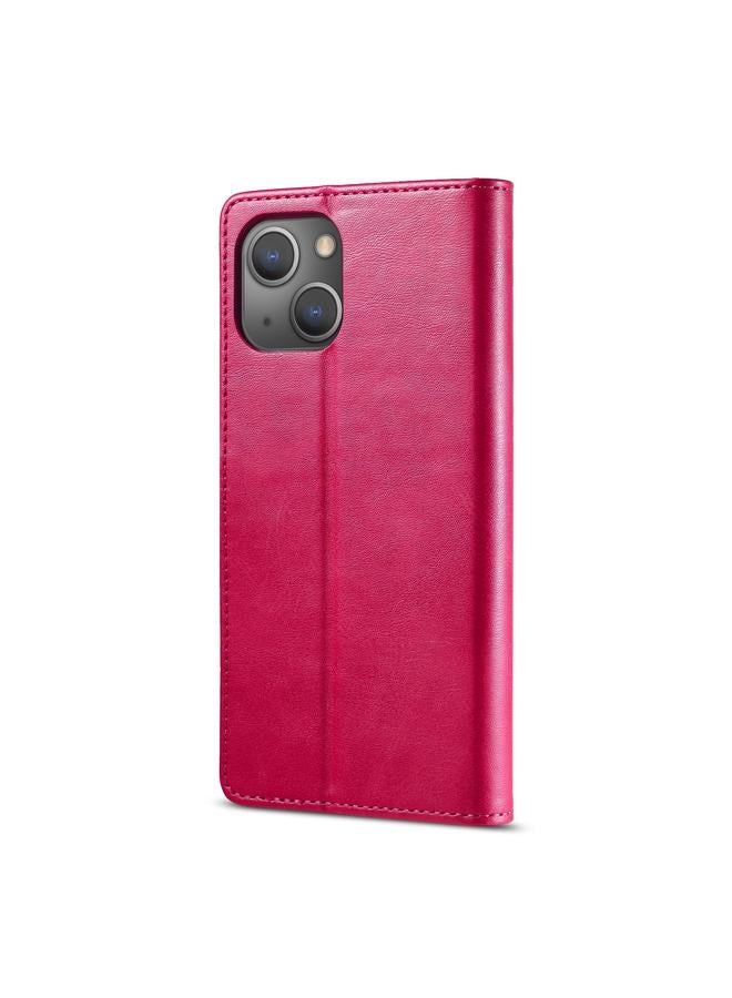 LC.IMEEKE Case For iPhone 13 mini Calf Texture Horizontal Flip Leather Case with Holder & Card Slots & Wallet - Image 3