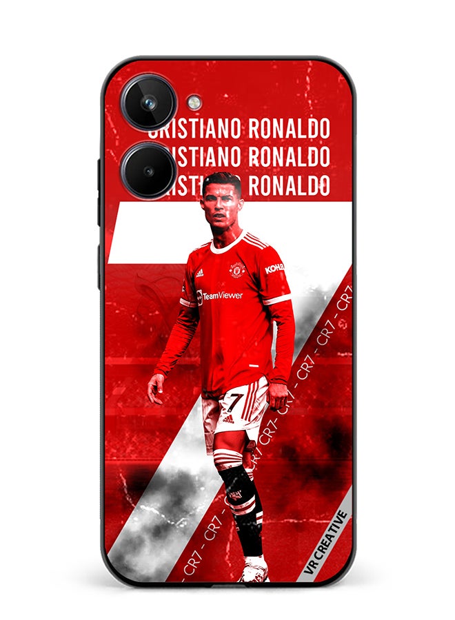 VR CREATIVE Protective Case Cover For Realme 10 Cr7 Design Multicolour - Image 1