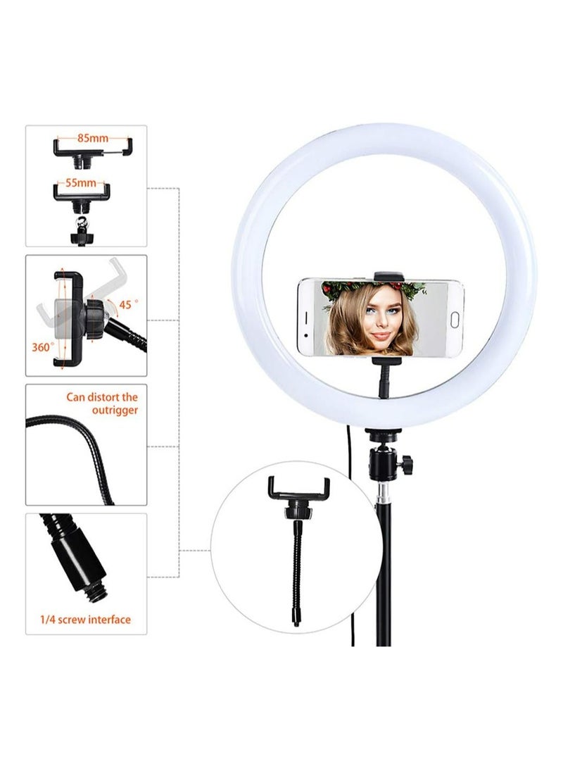 Mistaha RGB LED Selfie Round Light with Phone Clip – USB Ring Light for Photography, Video, and Makeup - Image 2