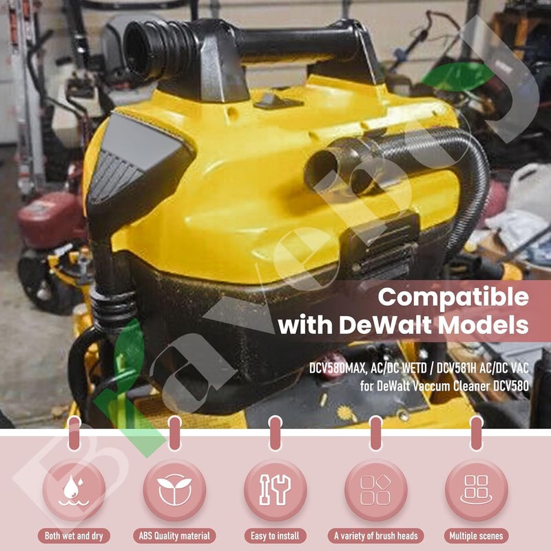 مجموعة خرطوم بديل 5140128-68 وطقم ملحقات خرطوم المكنسة الكهربائية لمكنسة Dewalt DCV580 DCV581H - Image 5
