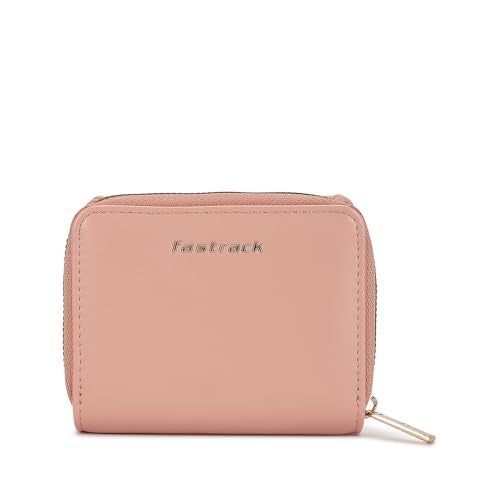 Fastrack Women's Mini Organizer Wallet | Flap Closure, Tri-Fold Design, Zip Coin Pocket, Card & Cash Slots | Compact & Organized | 6 Months Warranty - Image 5