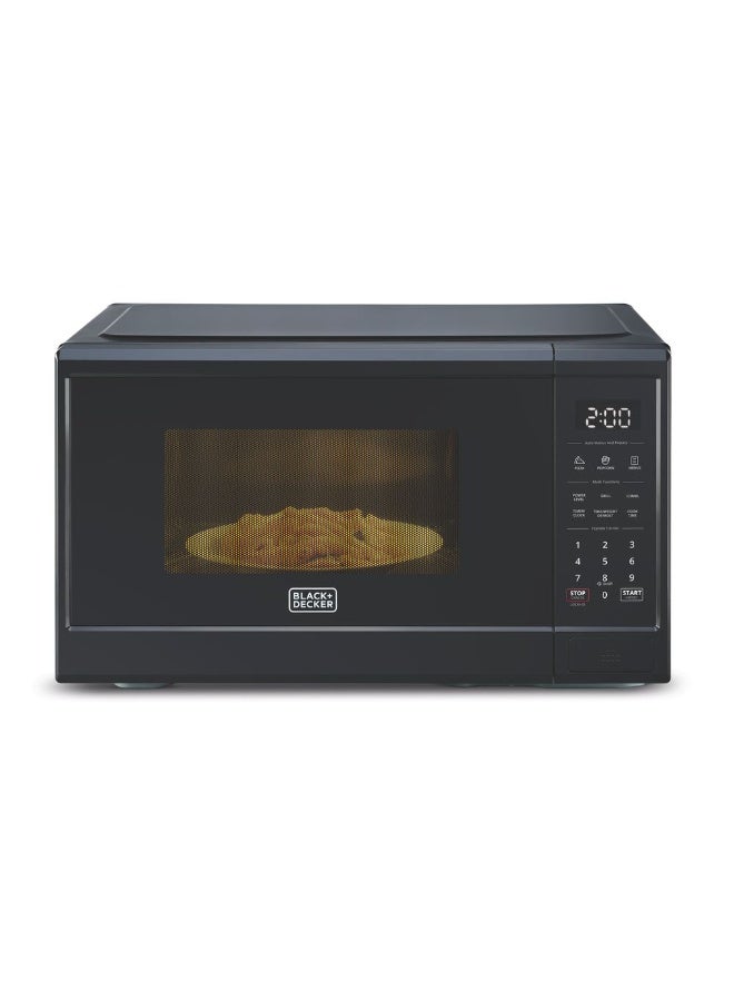 بلاك اند ديكر 31L Microwave Oven with Grill, 1000W, 11 Power Levels, 8 Auto Cook Menus, LED Digital Display, Defrost by Weight & Time, Child Lock, Push-to-Open Door, MZ3100PG-B5, Black 31 L 1000 W MZ3100PG-B5 black - Image 1