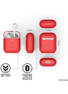Catalyst Standing Case For Airpods 1 & 2 Flame Red  - Image 3