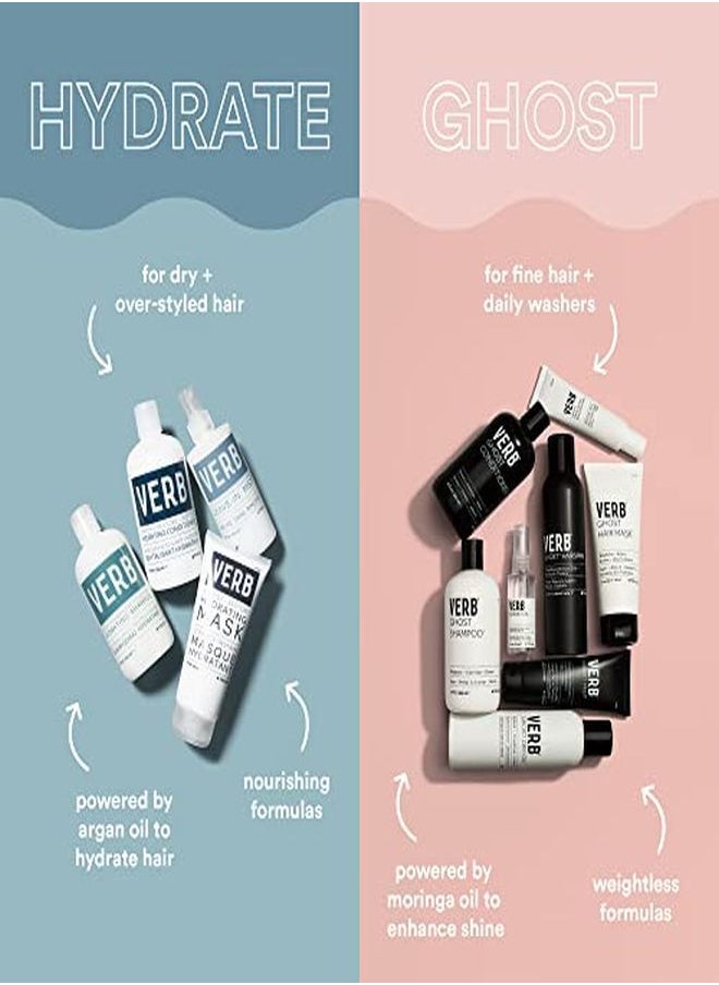 verb Ghost Prep, Vegan Lightweight Heat Protectant Hair Cream - Thermal Protecting Conditioner Infused With Moringa Oil - Anti-Frizz Heat Protecting Lotion For All Hair Types, 4 Fl Oz  - Image 5