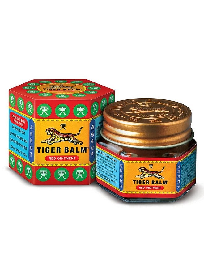 Tiger Balm مرهم تايجر بالمر الأحمر | 21 مل لكل واحدة | عبوة من 6 | مرهم آيورفيدي لتخفيف الألم | لتخفيف فعال من آلام المفاصل، آلام الظهر، آلام الجسم، آلام الركبة، آلام العضلات والالتواءات | عبوة كومبو - Image 2