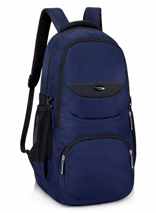 Half Moon SwiftCarry Backpack 15.6" Laptop Office Bag for Men & Women | Travel Bag for Man | Bagback with Rain Cover | School Bag For Boys & Girls | Trekking Backpack | Durable Rucksack Travel Daypack - Image 2