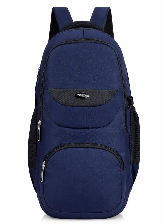 Half Moon SwiftCarry Backpack 15.6" Laptop Office Bag for Men & Women | Travel Bag for Man | Bagback with Rain Cover | School Bag For Boys & Girls | Trekking Backpack | Durable Rucksack Travel Daypack - Image 1