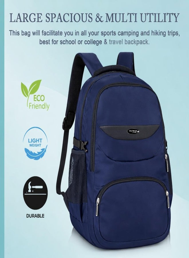 Half Moon SwiftCarry Backpack 15.6" Laptop Office Bag for Men & Women | Travel Bag for Man | Bagback with Rain Cover | School Bag For Boys & Girls | Trekking Backpack | Durable Rucksack Travel Daypack - Image 5