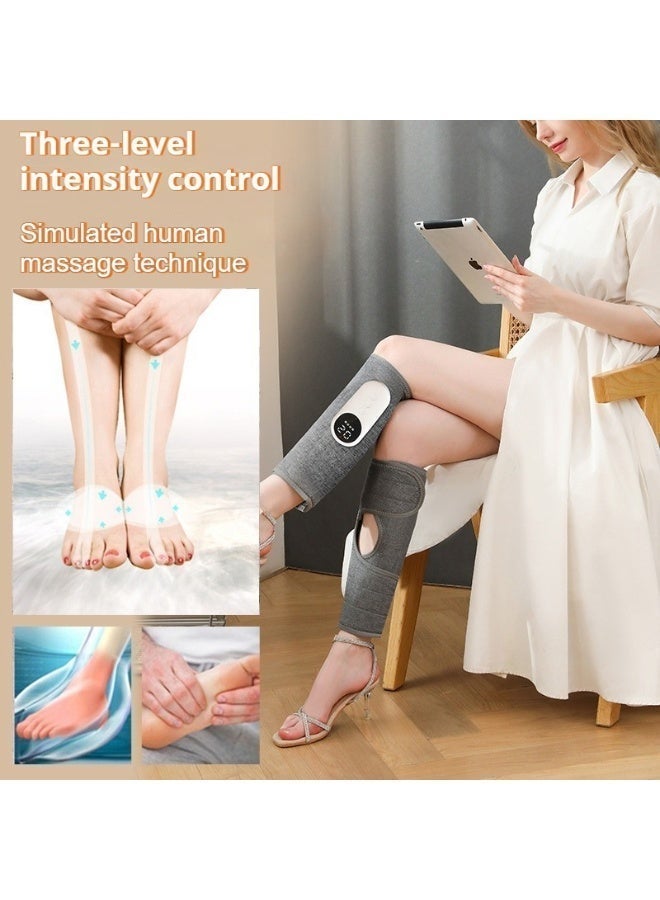 Electric Leg Massager Leg Shaping Wireless Air Compression Heating Calf Massager with 3 Modes 3 Intensities Arm Body Circulation Muscle Relaxation Varicose Veins Physiotherapy - Image 2