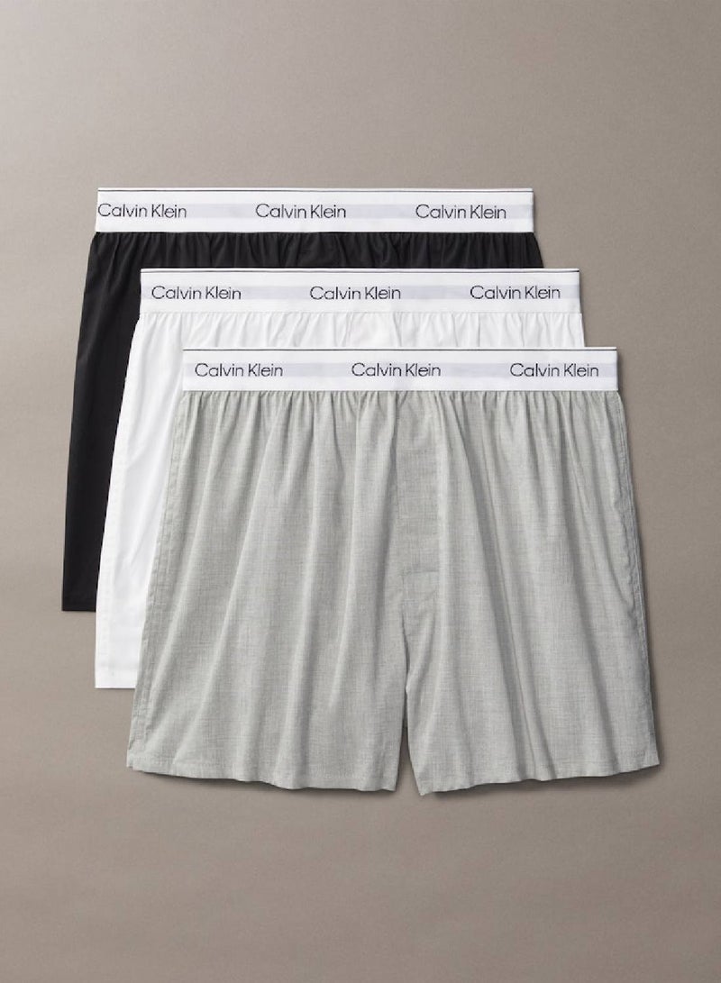 كالفن كلاين طقم 3 سراويل داخلية من تشكيلة مايكرو ستريتش - Image 1
