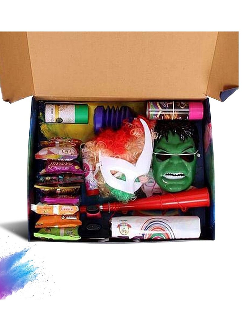 Cock Brand Holi party gift set Gulal and colours All in one hamper  - Image 2