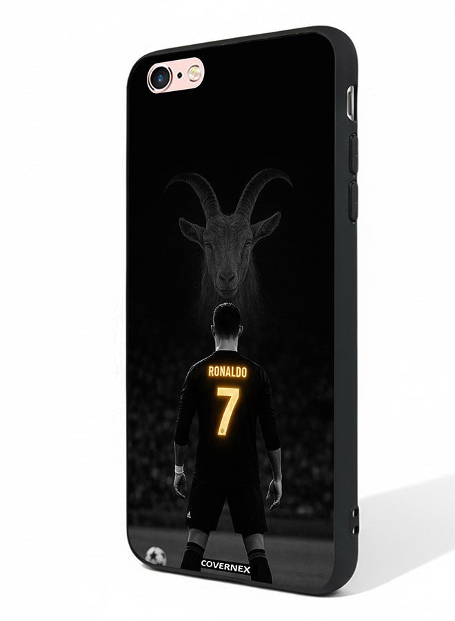 Covernex Apple iPhone 6s Protective Case Cover Printed Featuring The GOAT Tribute Cristiano Ronaldo - Image 1