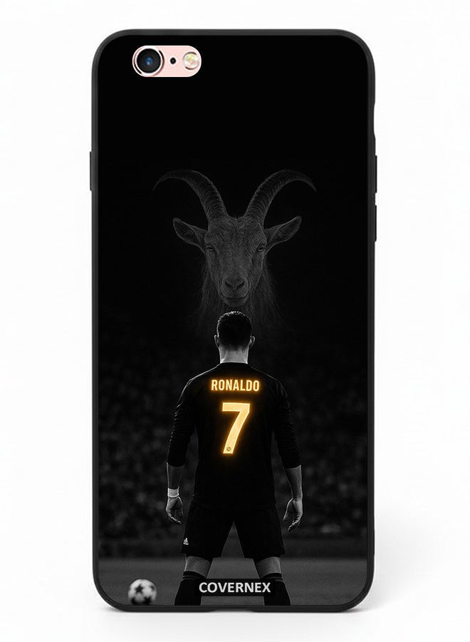 Covernex Apple iPhone 6s Protective Case Cover Printed Featuring The GOAT Tribute Cristiano Ronaldo - Image 2