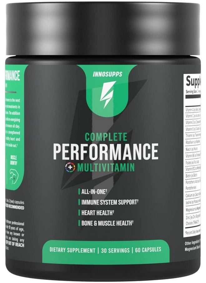 Complete Performance Multivitamin ; Essential Vitamins & Minerals With Senactiv For Cellular Regeneration And Atp Production