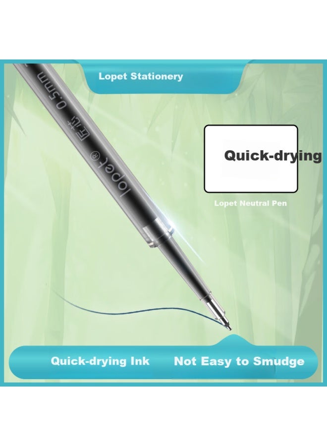 Lopet Capybara Retractable Twist Pen 0.5mm Black Gel Pen Quick-drying Water-based Pen For Students Exam Practice Lt-2057 - Image 3