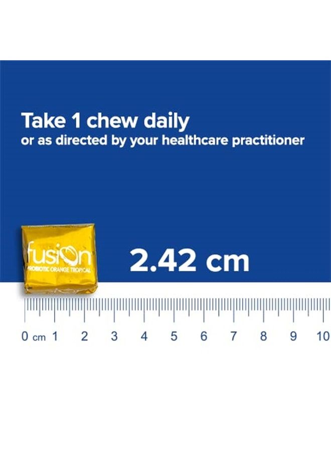Bariatric Fusion علكات بروبيوتيك ناعمة | علكات فيتامينات السمنة بنكهة البرتقال الاستوائية | 10 مليار وحدة تشكيل مستعمرة | بكتيريا باسيلوس كوجولان | دعم صحة الجهاز الهضمي والجهاز المناعي | 60 قطعة - Image 4