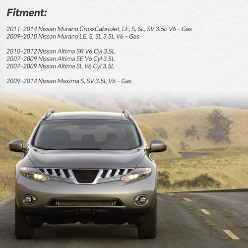 AdvanEX 49110ZX70A Power Steering Pump with Pulley Compatible with Nissan 2007-2012 Altima 2009-2014 Maxima 2009-2014 Murano 3.5L V6 Raplace 21-5485 491101AA0A - Image 3