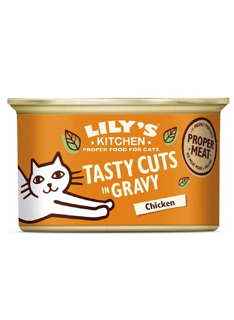 Lily's Kitchen Chicken Tasty Cuts in Gravy Cat Wet Food 85g  - Image 1