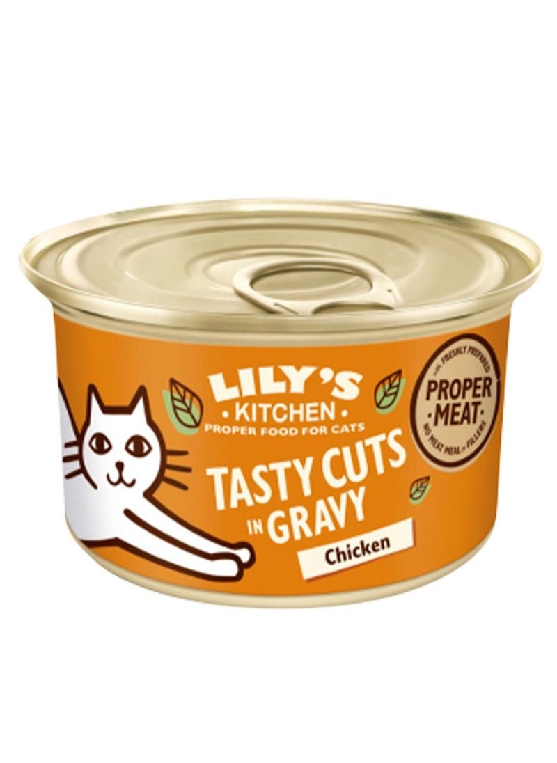 Lily's Kitchen Chicken Tasty Cuts in Gravy Cat Wet Food 85g  - Image 2