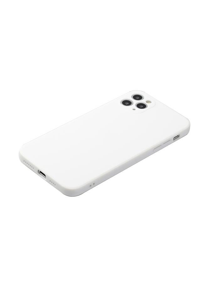 زبون جراب لهاتف iPhone 11 Pro مصنوع من مادة TPU بلون سادة وحواف مستقيمة ومضاد للصدمات - Image 4